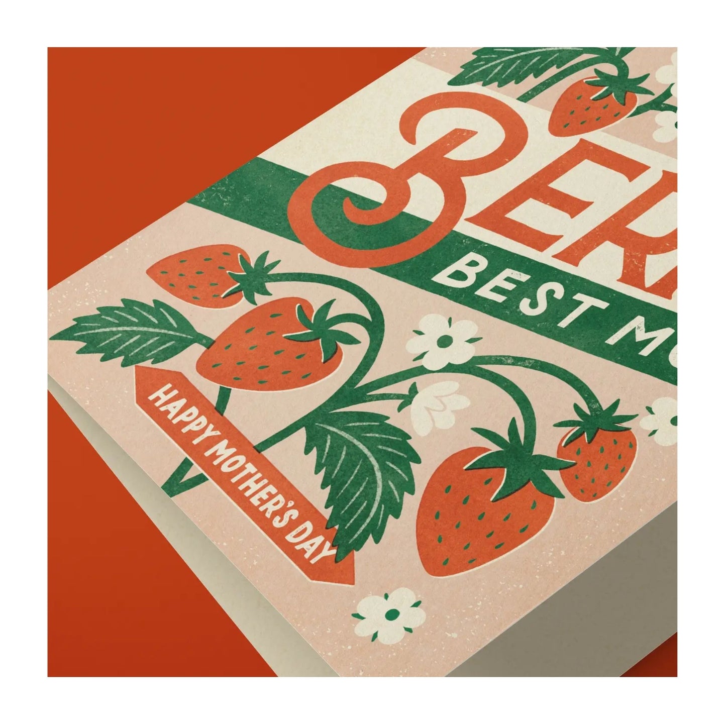 Berry Best Mum Vintage Seed Packet Card