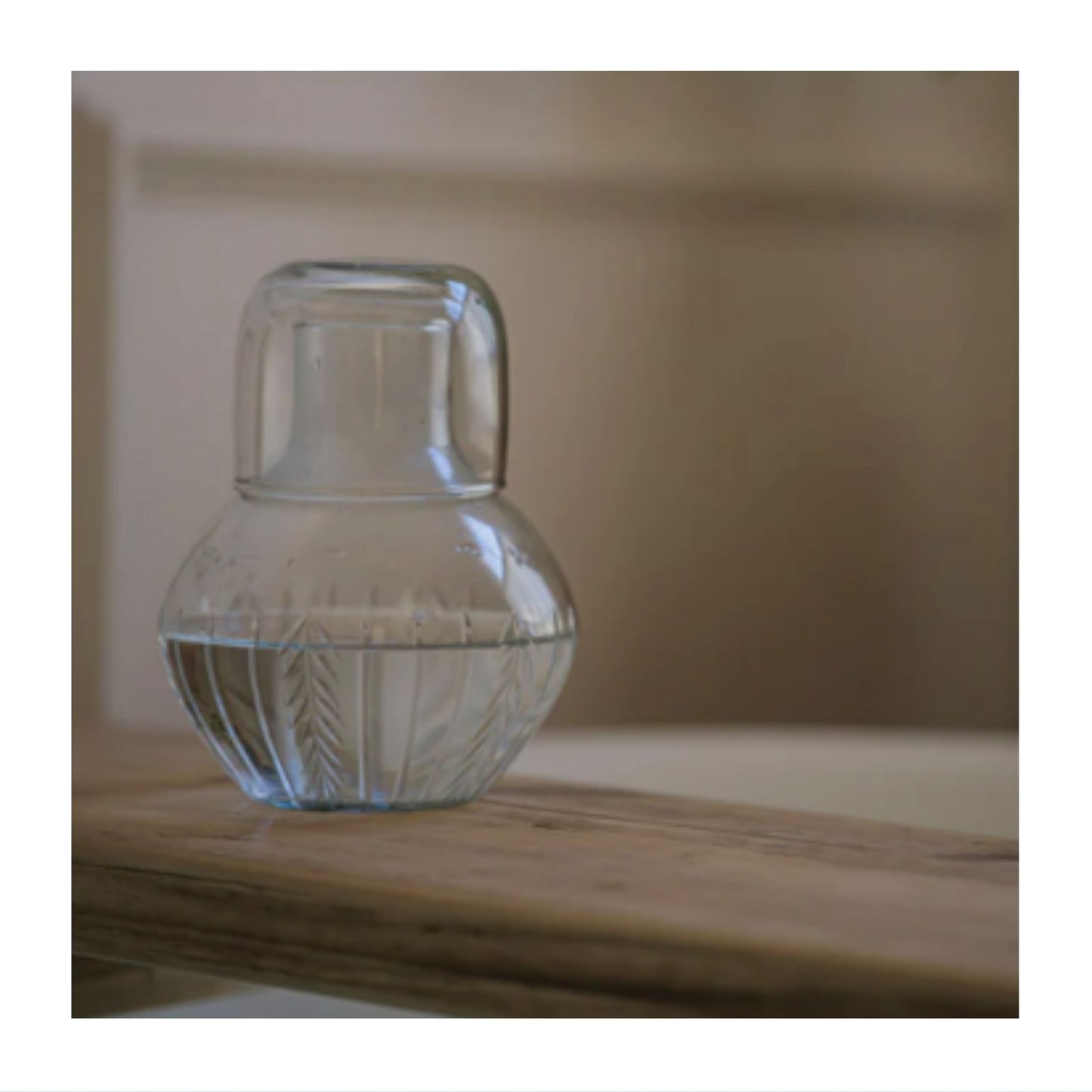 Scandi Stripe Carafe and Glass Set