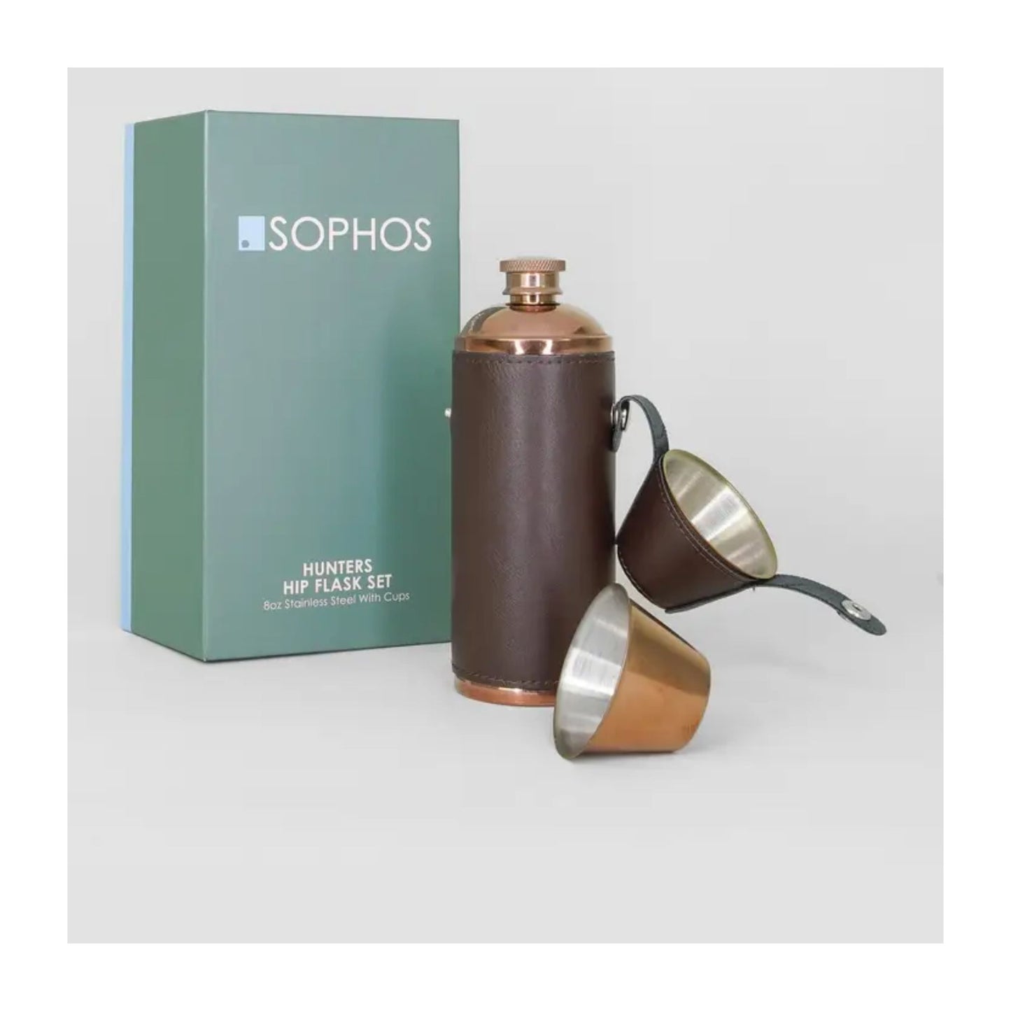Hunters Hip Flask and Cups