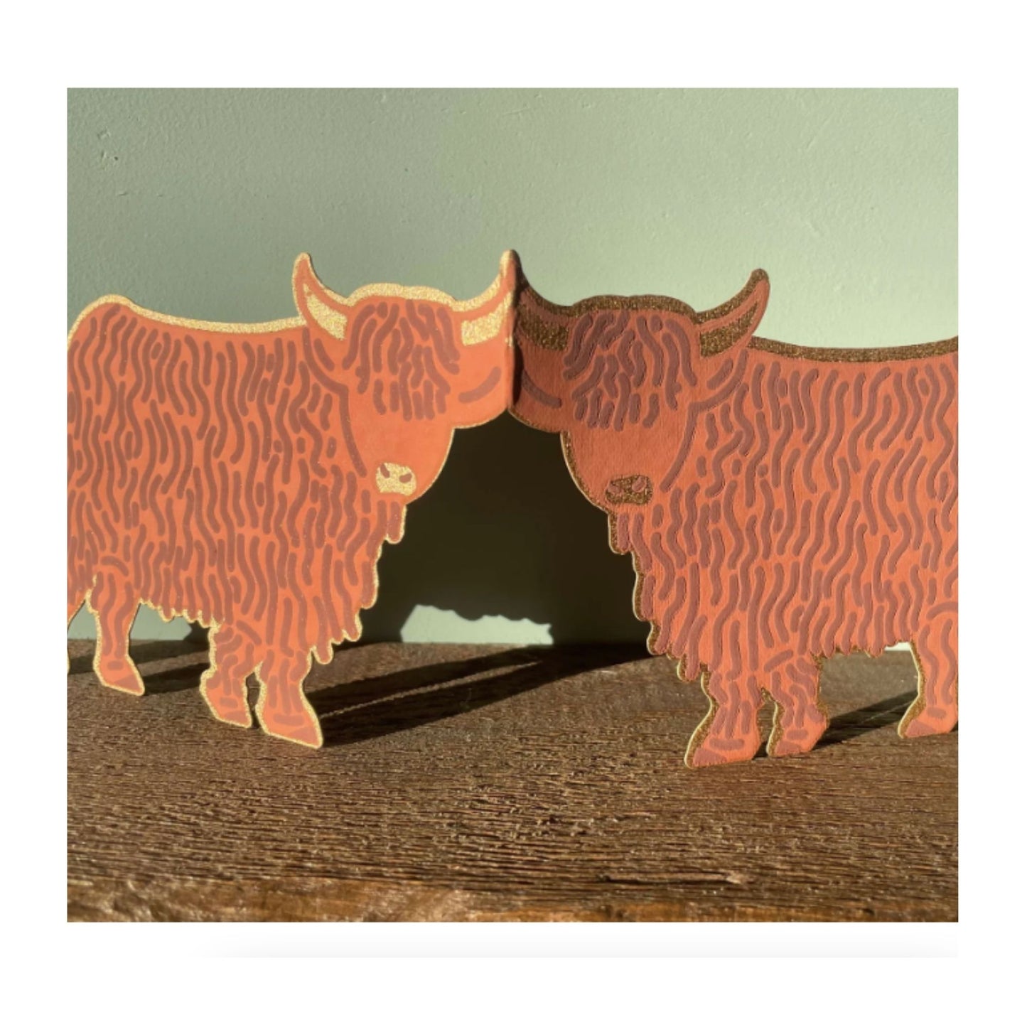 Highland Cow Fold Out Card