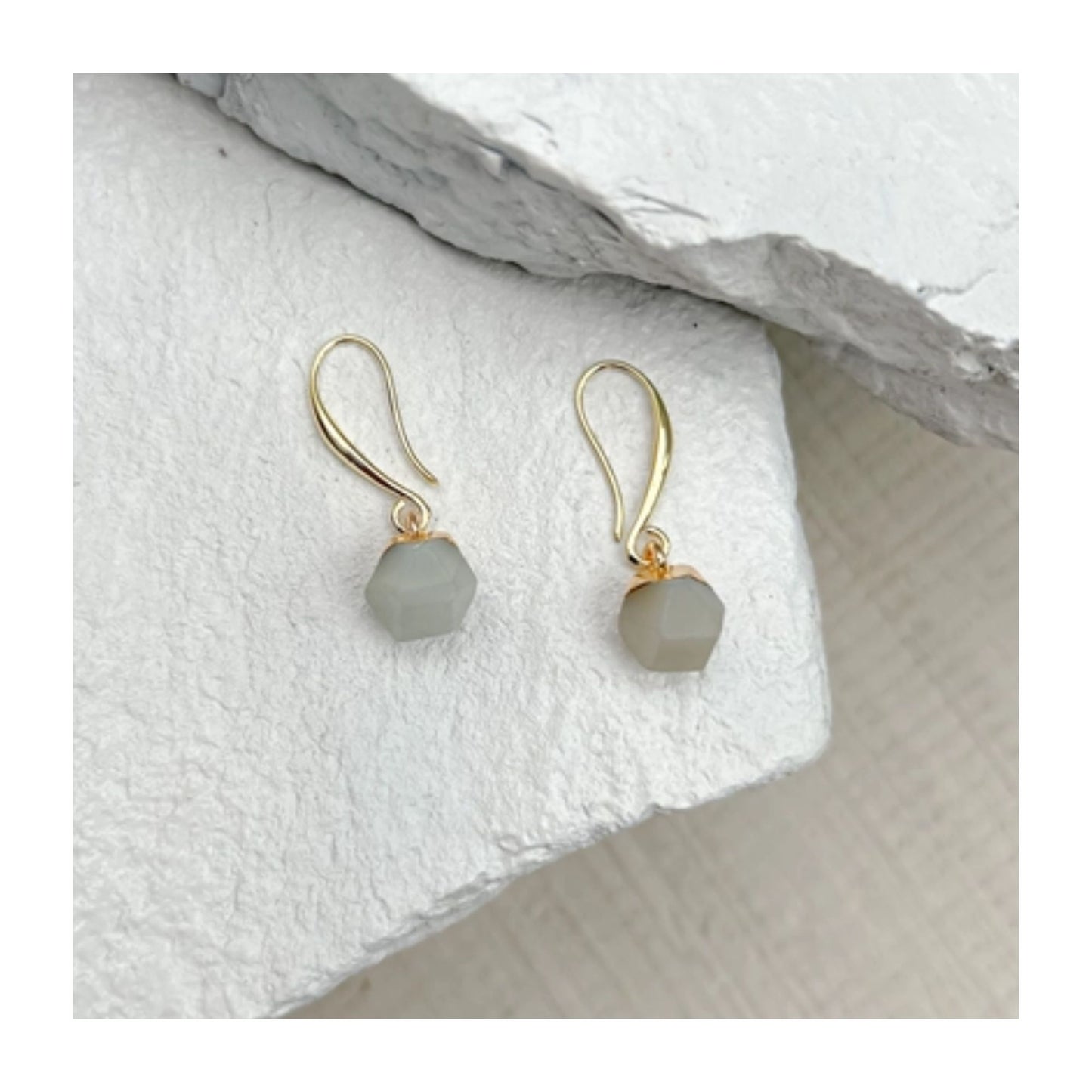 Amazonite Nugget Earrings