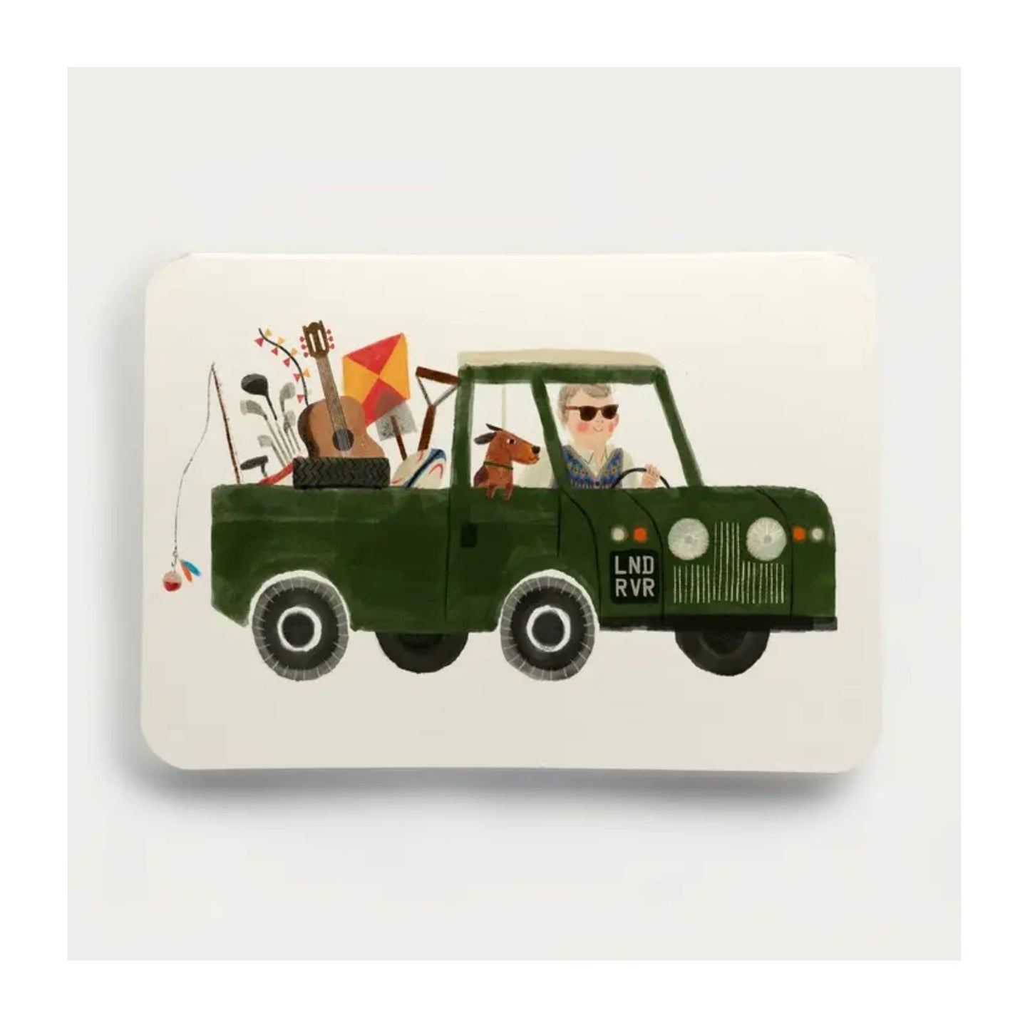 Dad's Land Rover Card