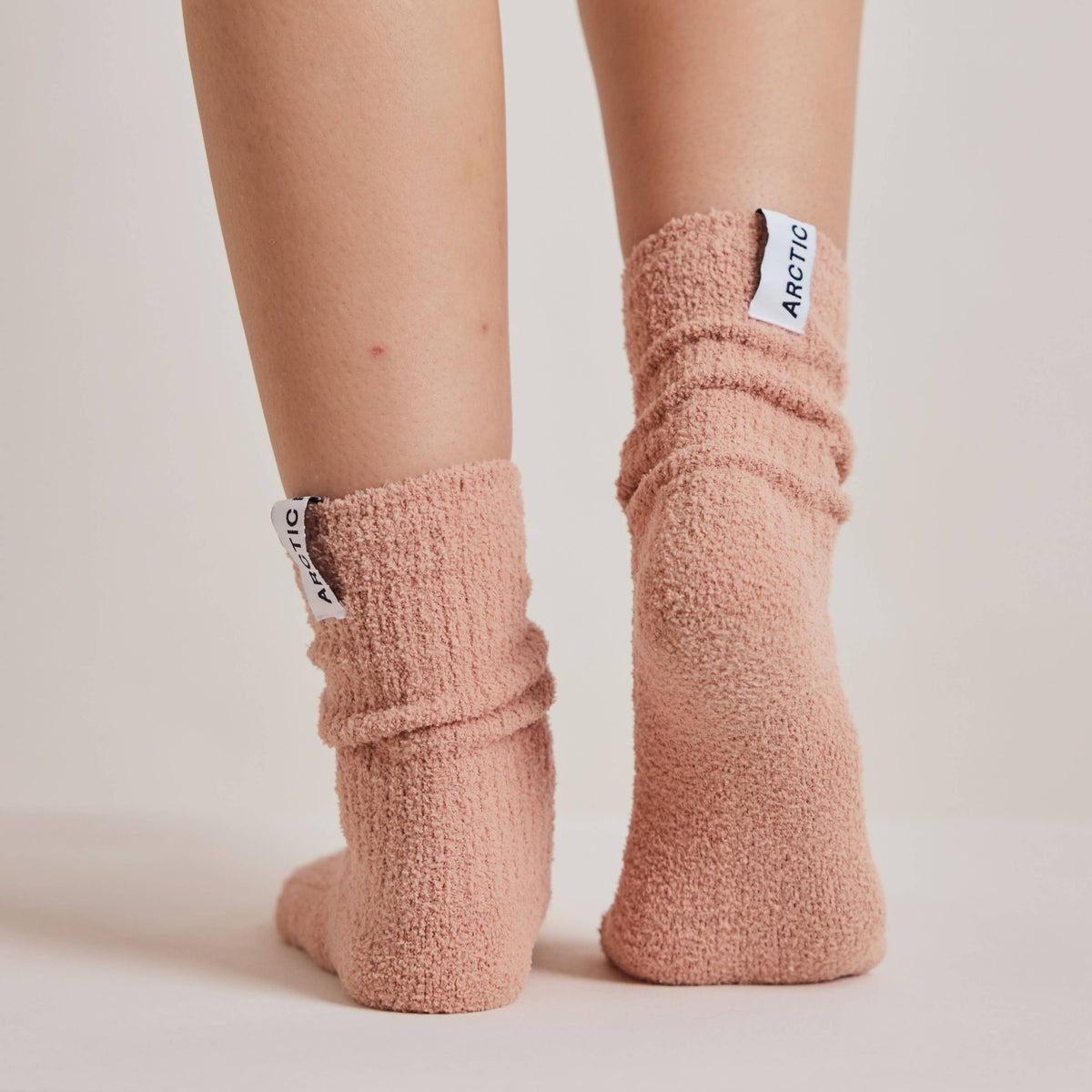 Muted Pink Cosy Socks