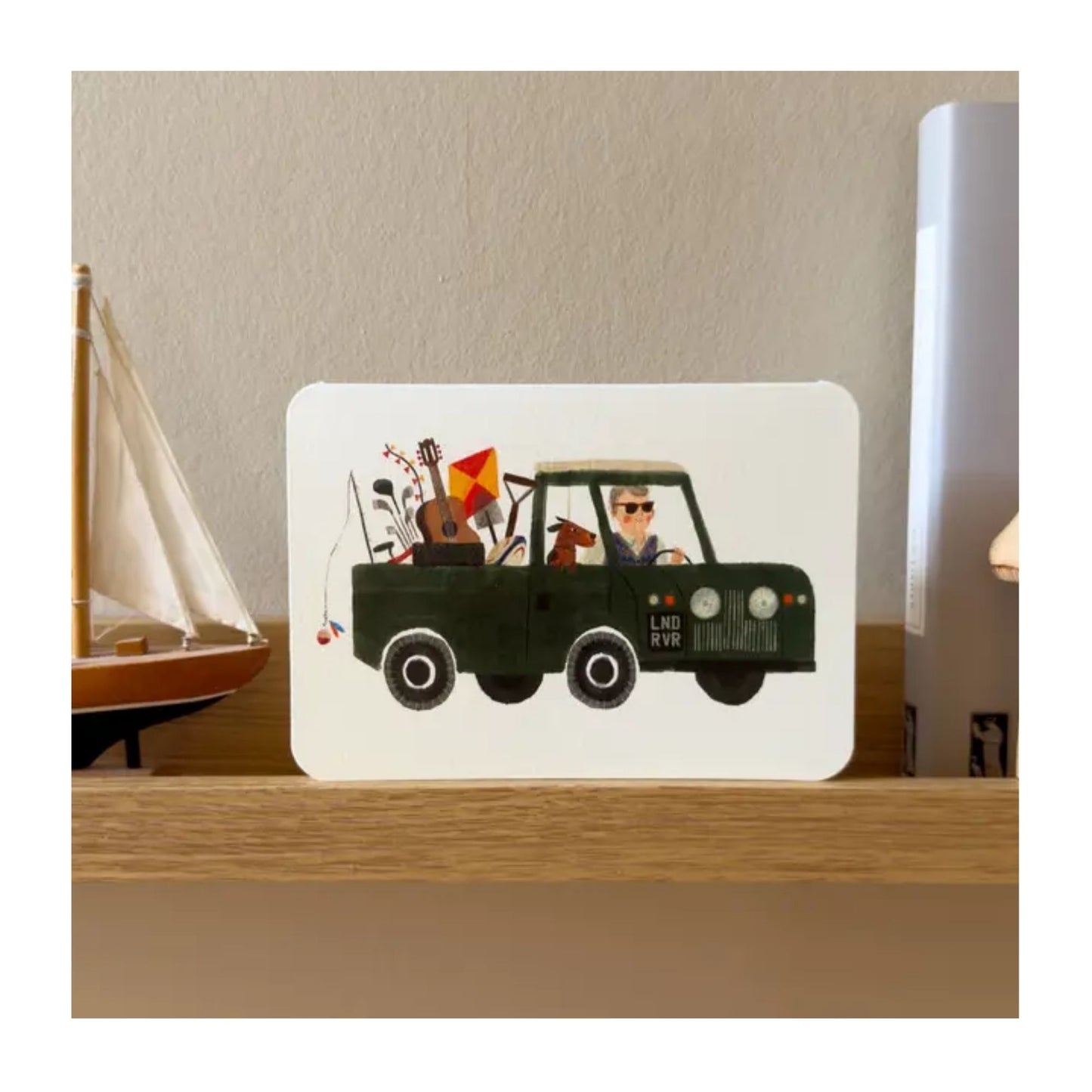 Dad's Land Rover Card