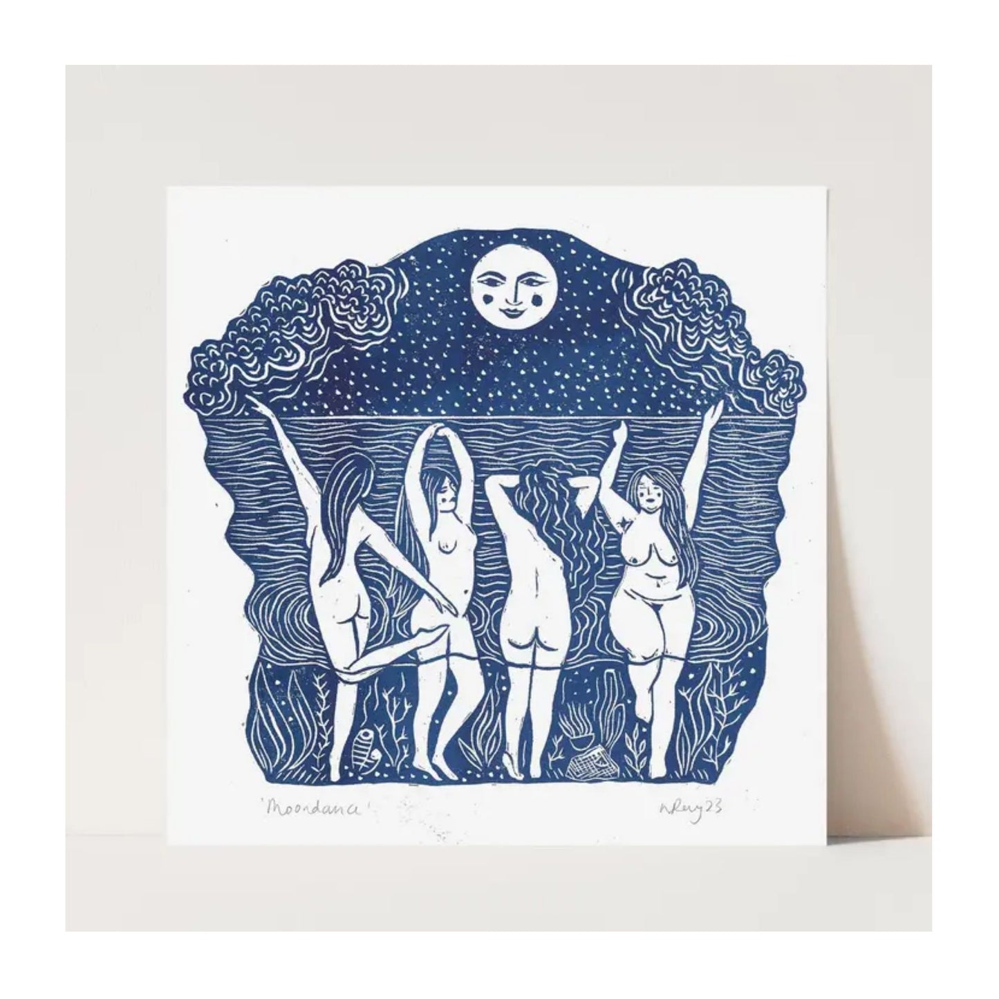 Moondance Risograph Print