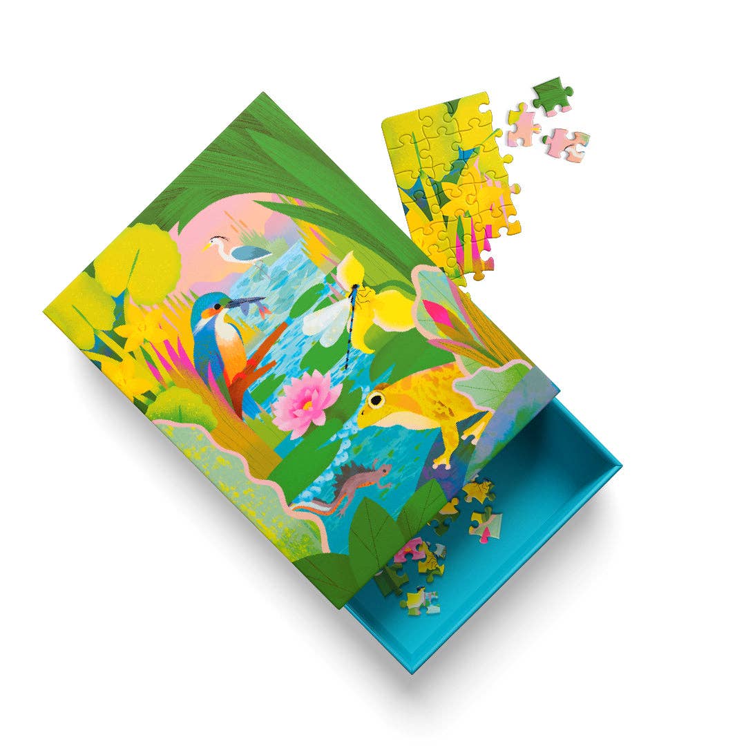 Pond Life Mini Matchbox Jigsaw Puzzle