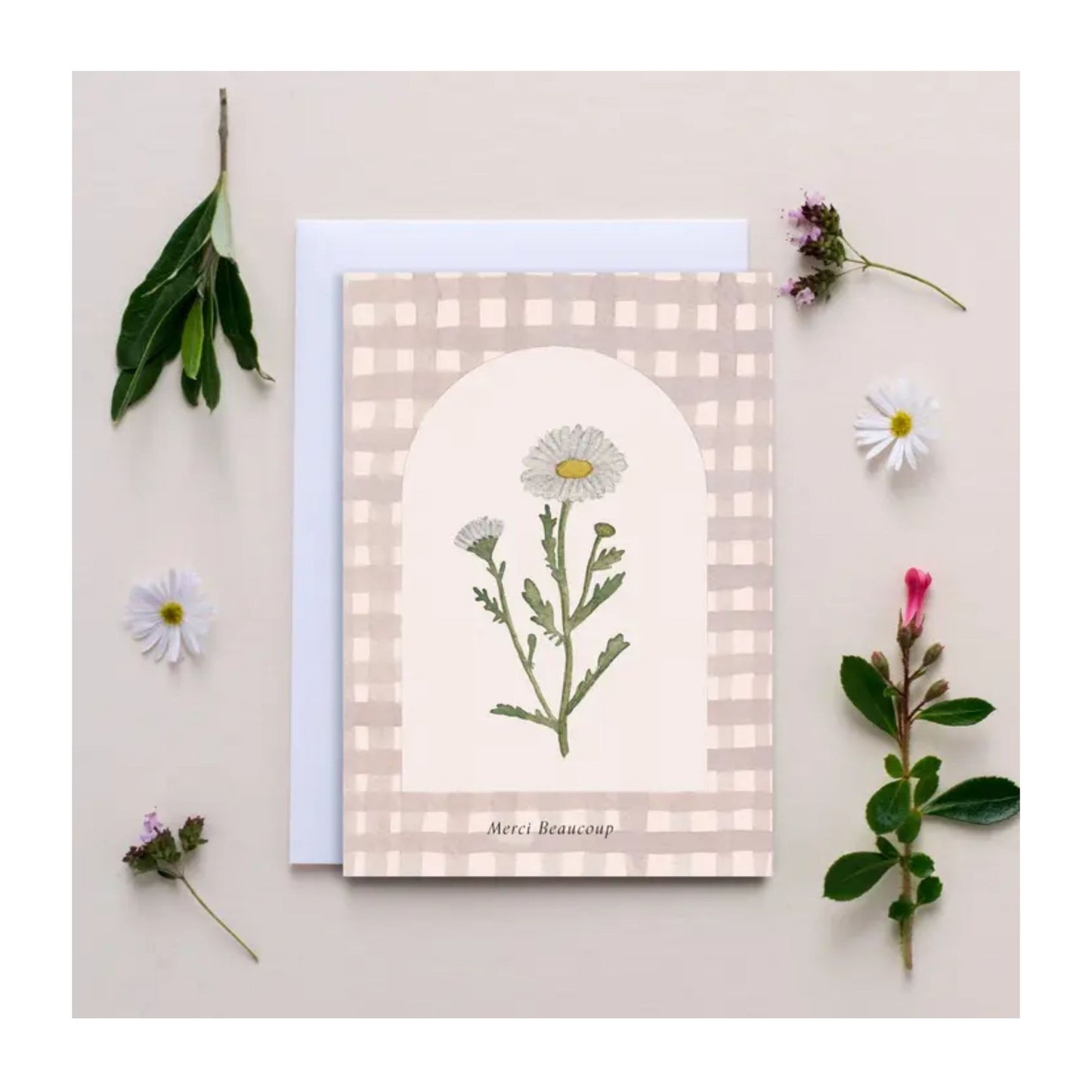 Merci Beaucoup Window Arch Card