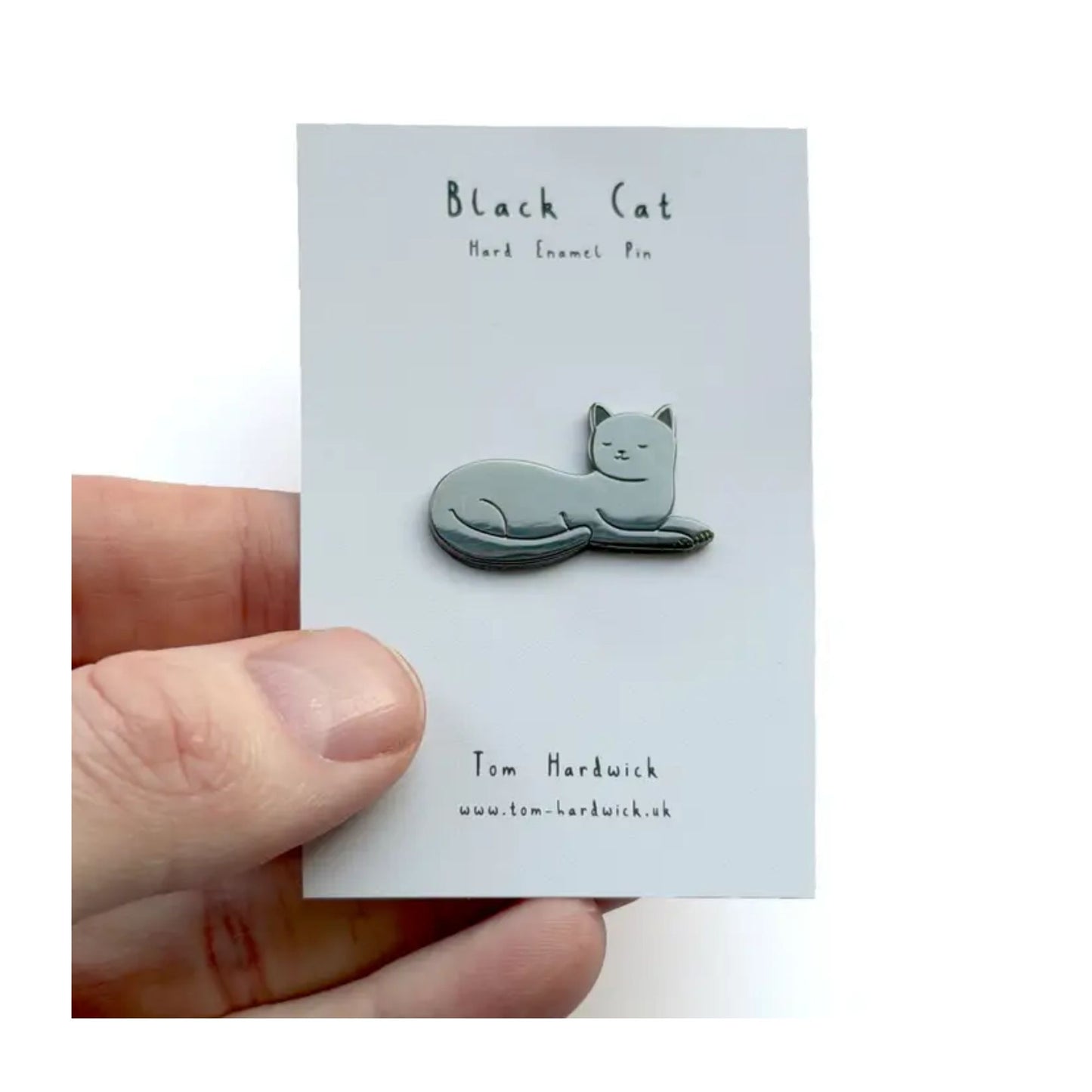 Black Cat Enamel Pin