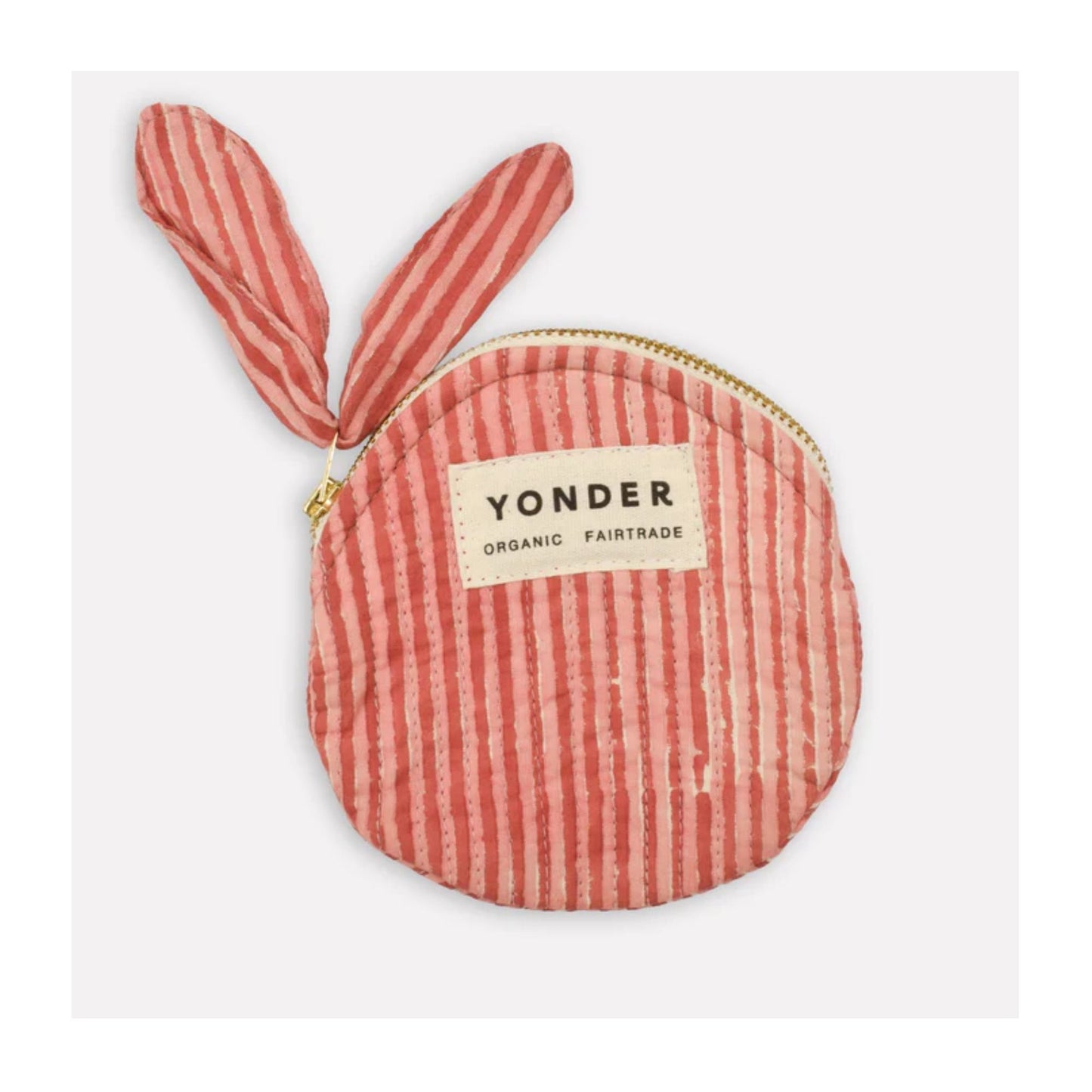 Candy Stripe Quilted Coin Purse