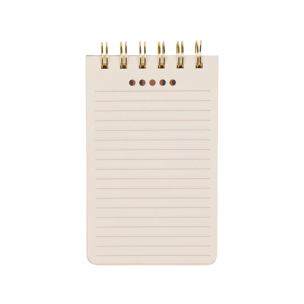 A Dopo Moon Phases Twin Wire Notepad