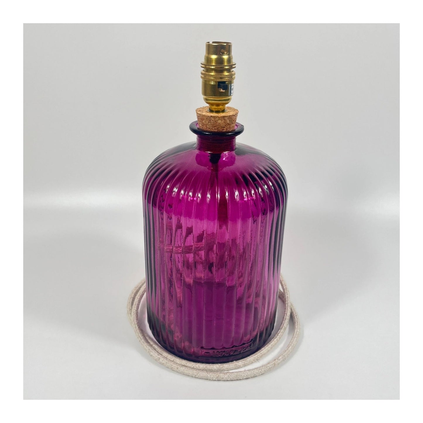 Amethyst Medium Apothecary Glass Lamp
