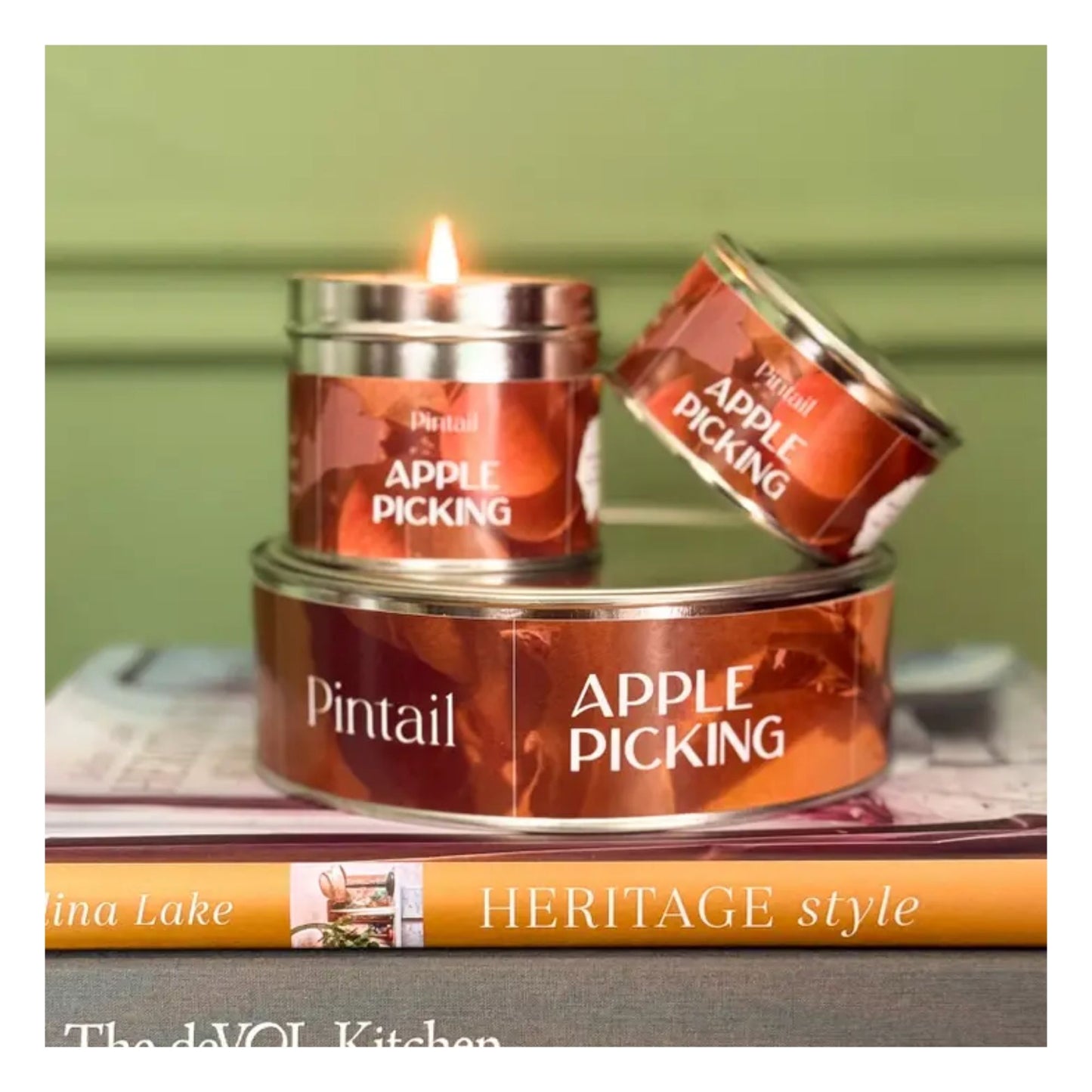 Apple Picking Paint Pot Candle