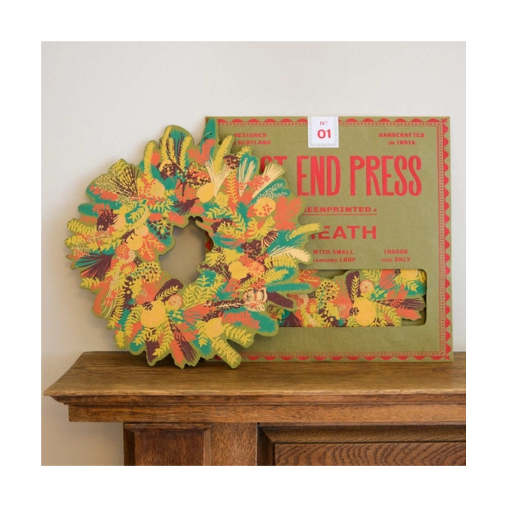 
                  
                    Autumn Blooms Screen Printed Wreath
                  
                