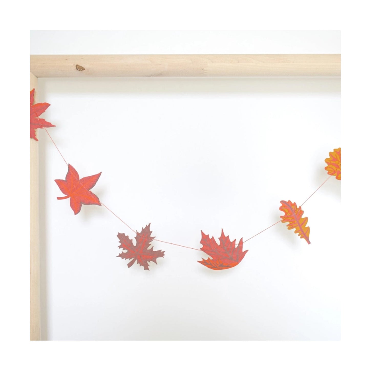 Autumn Leaves Sewn Garland