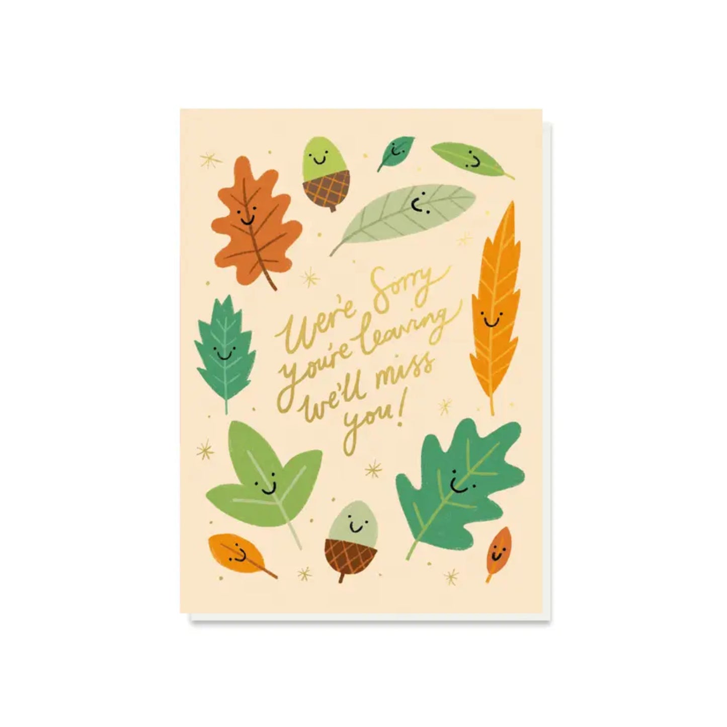 Leafy Leaving Card