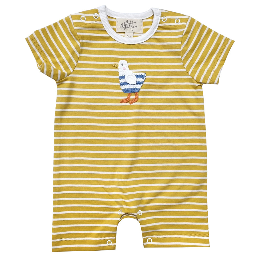 Crochet Sammy Seagull Babygro