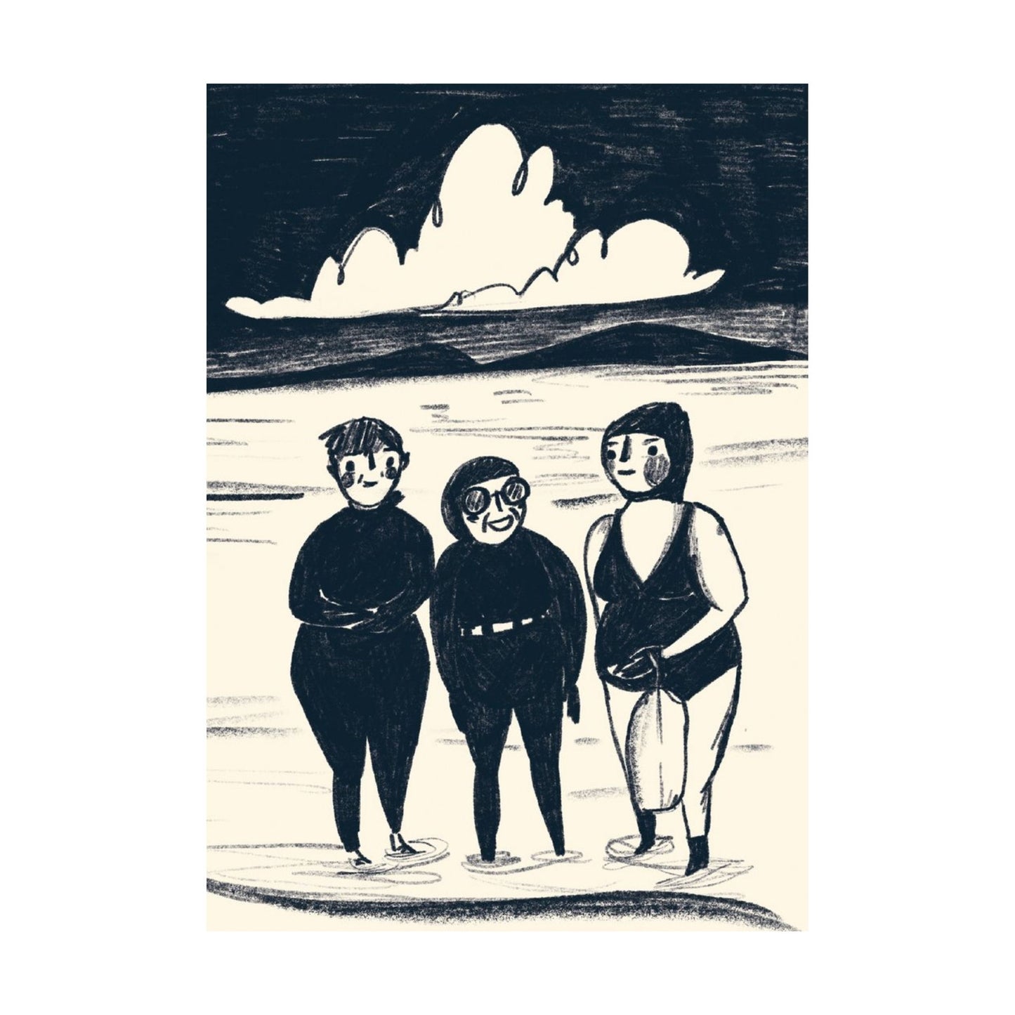 Beach Babes Print
