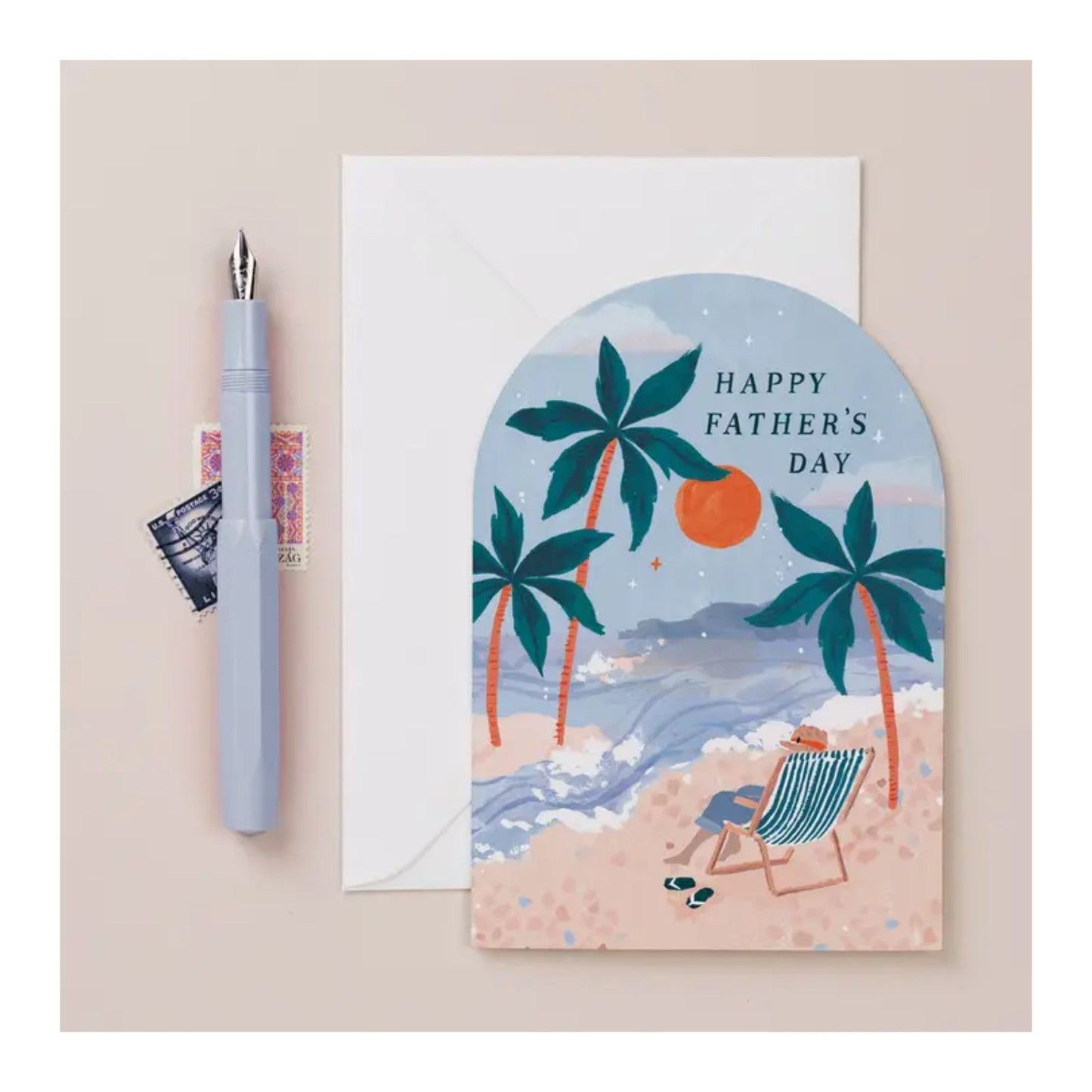 Beach Fathers Day Card