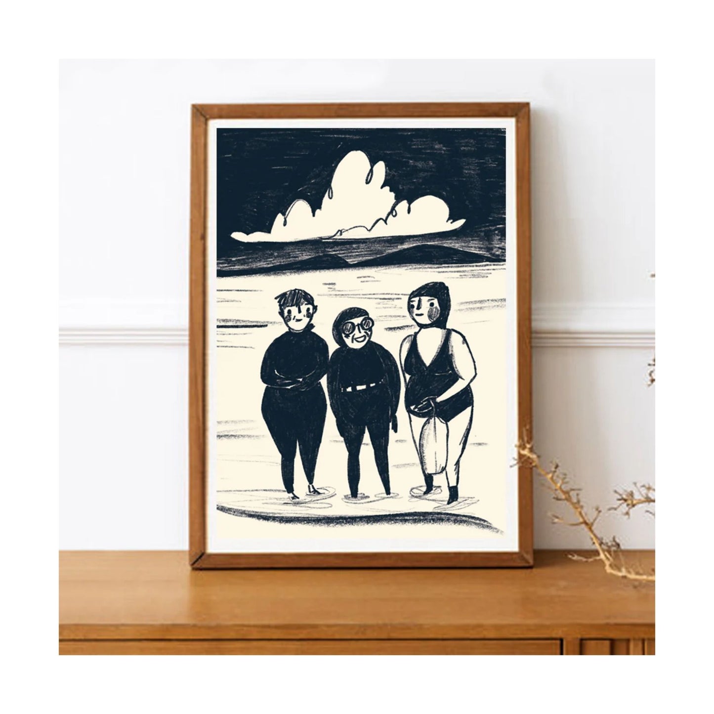 Beach Babes Print