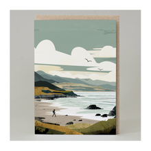  'Beach and Walker Landscape' Card