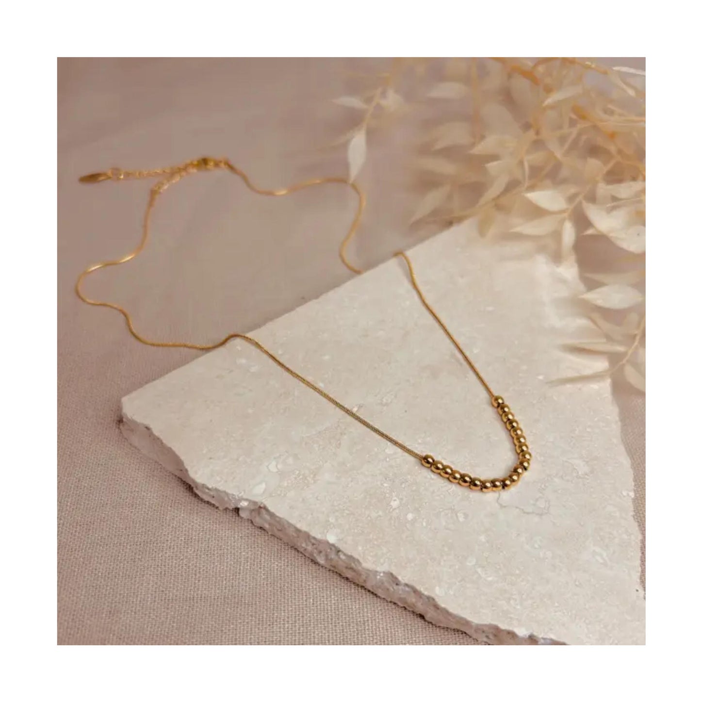 Beaded Abacus Necklace