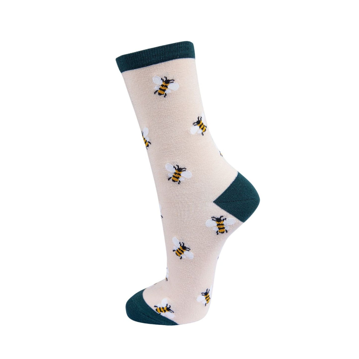 Bee Cream and Green Socks