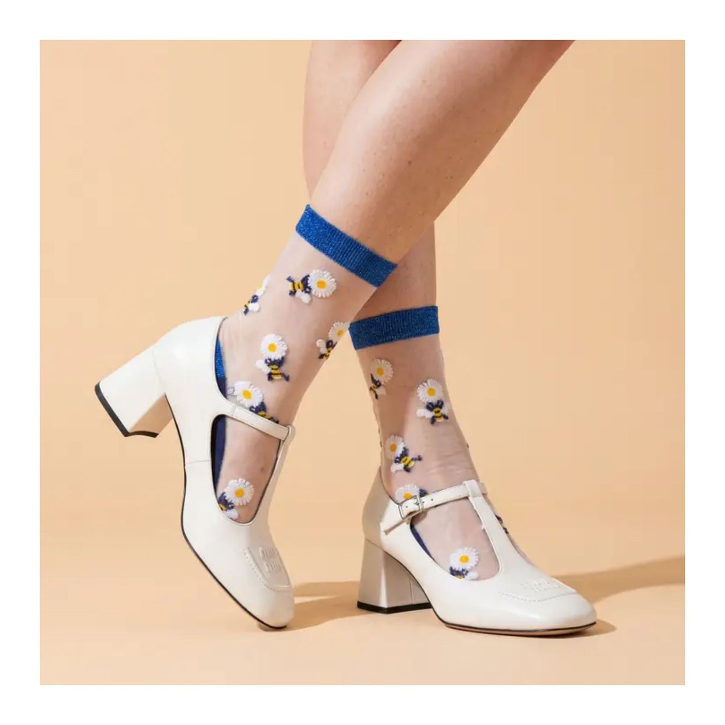 Bee Sheer Socks