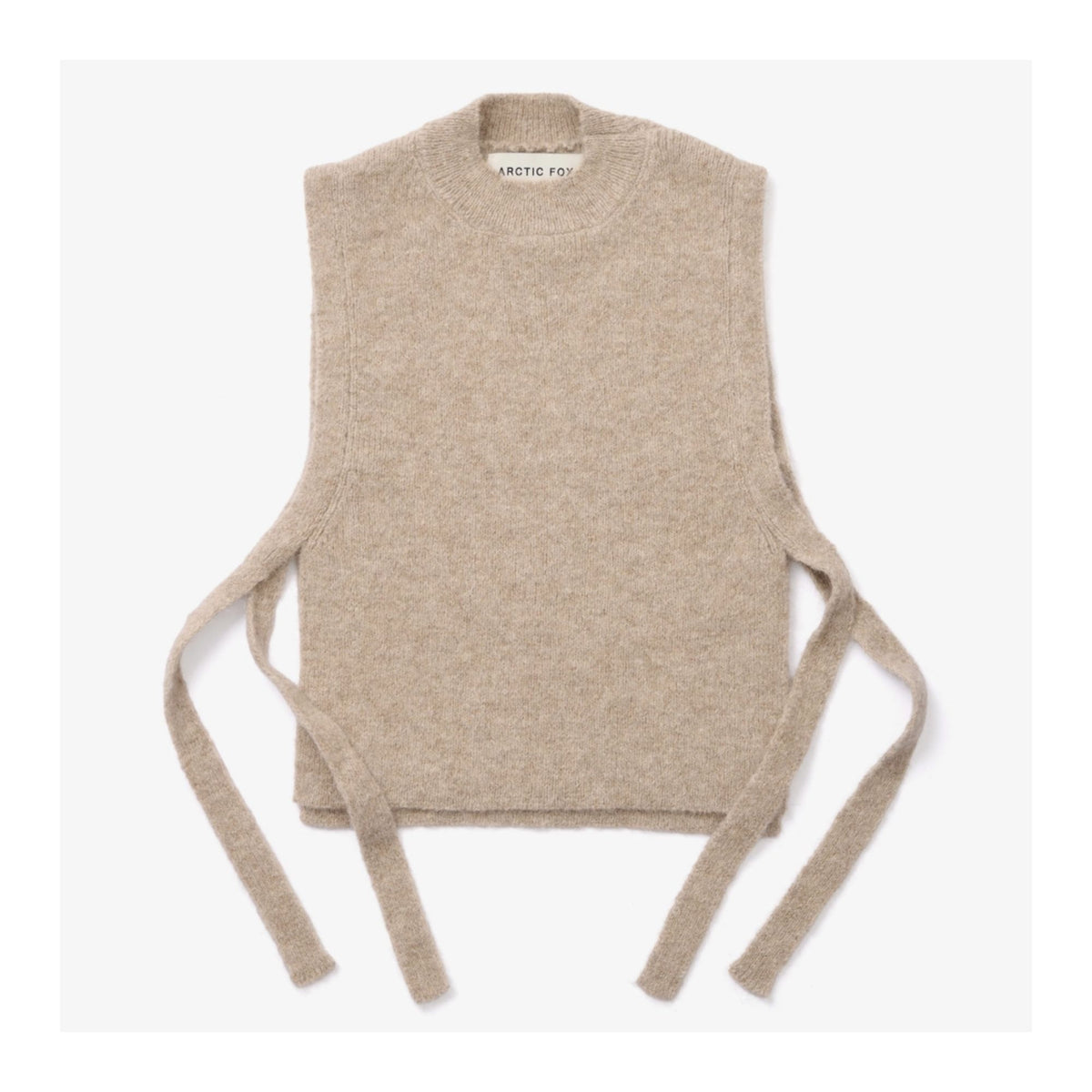 Beige Alpaca Vest