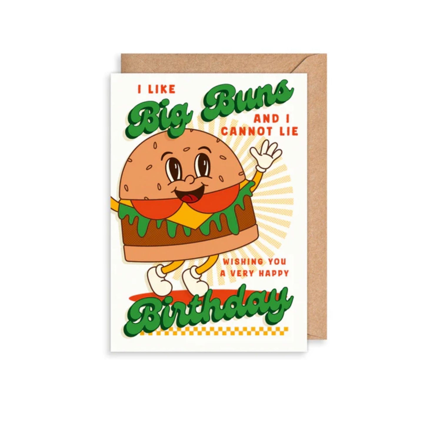 I Like Big Buns Birthday Card
