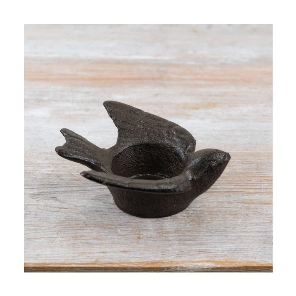 Cast Iron Bird Tea Light Holder