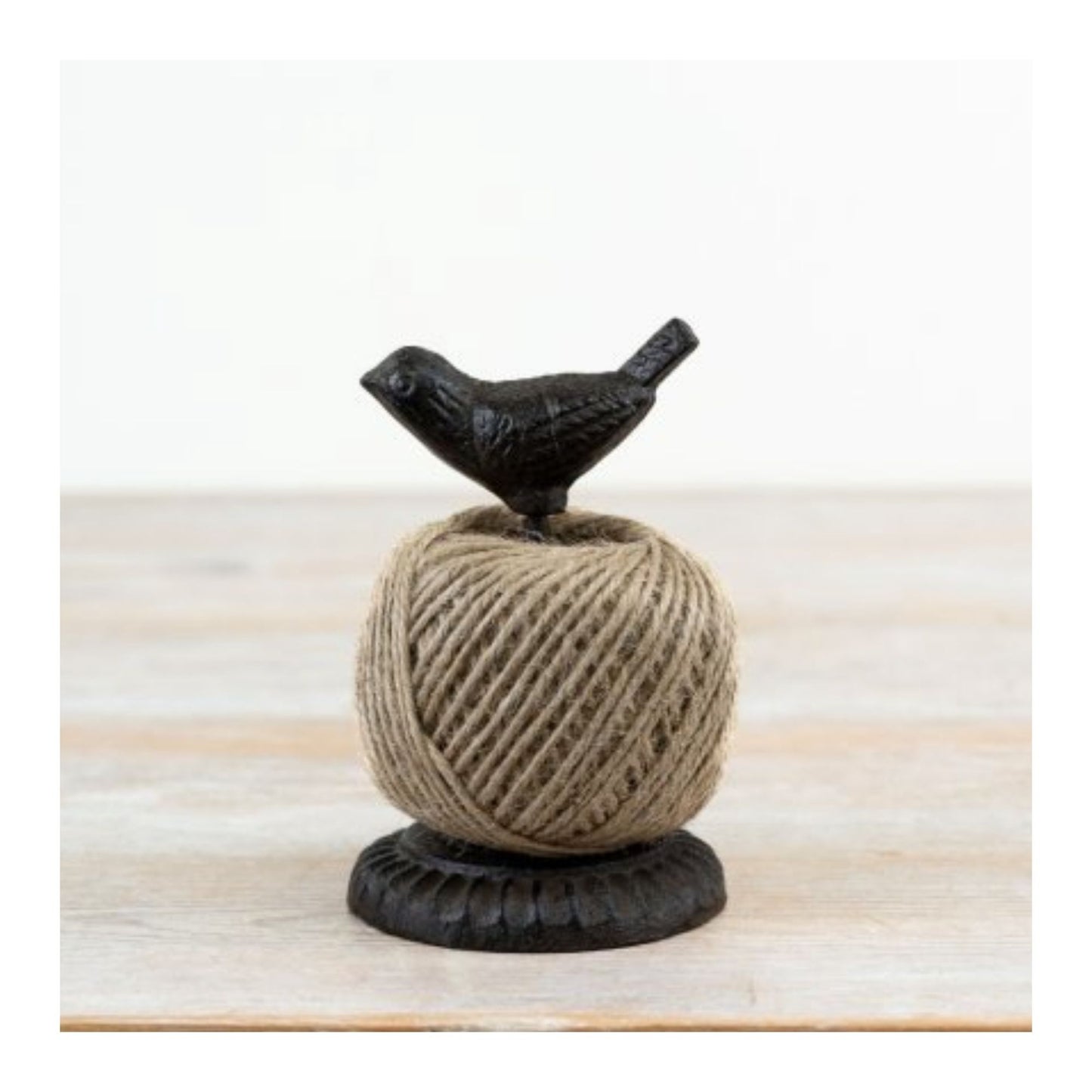 Cast Iron Bird Twine Holder