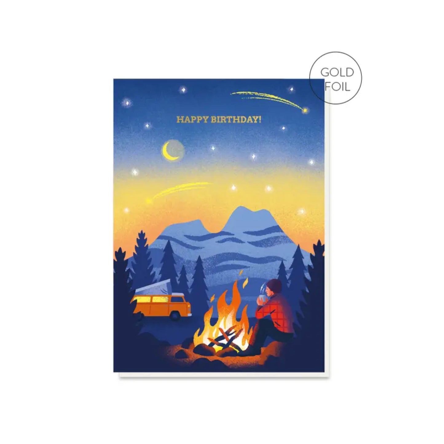 Camping Happy Birthday Card