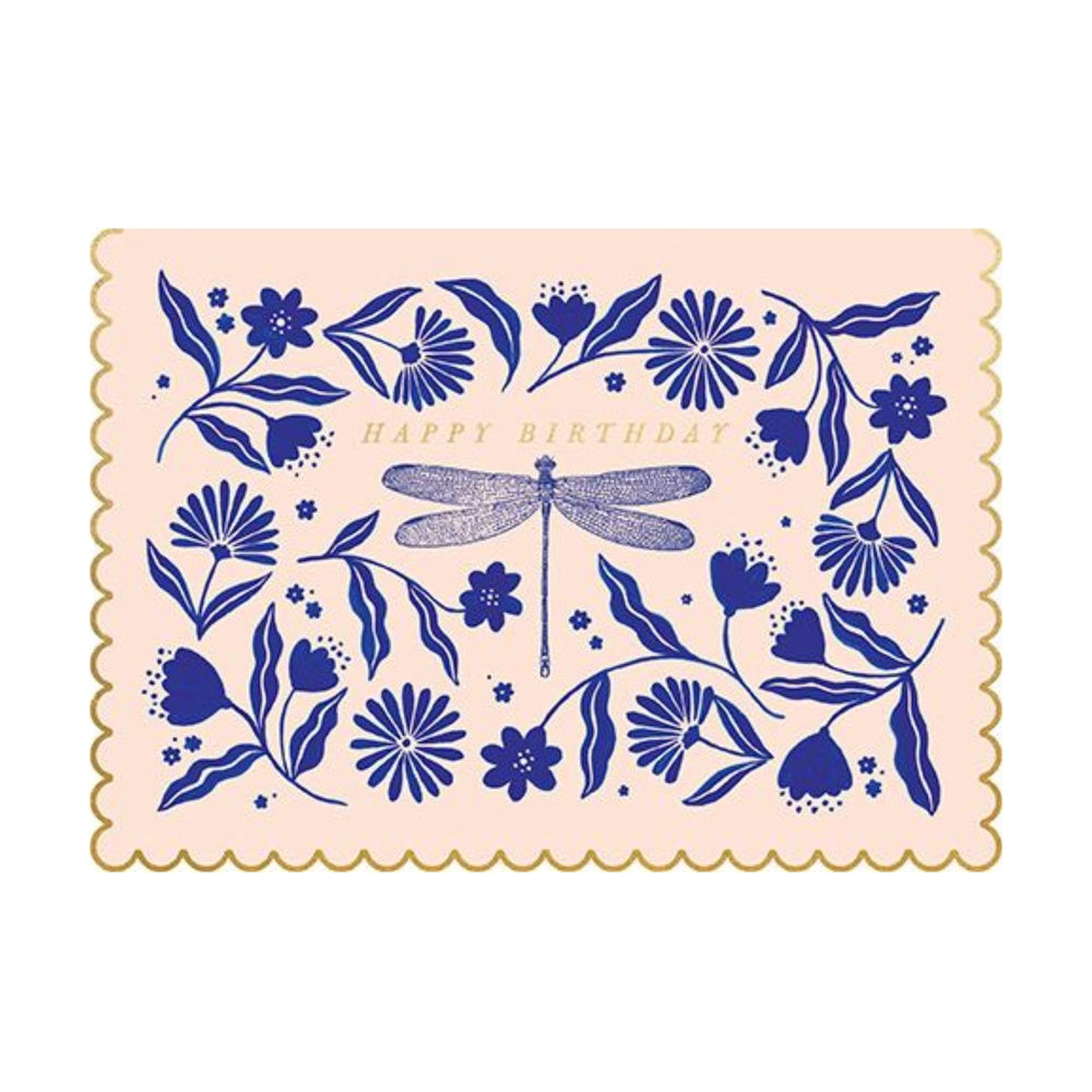 Birthday Dragonfly Greeting Card