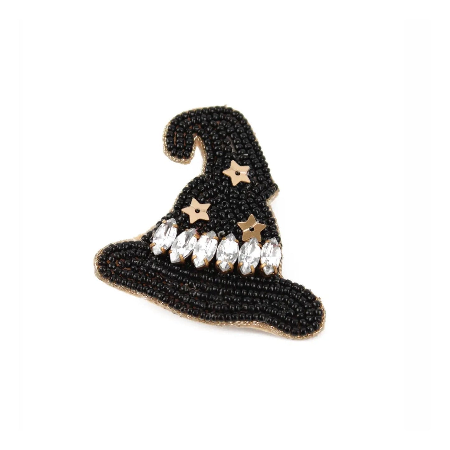 Black Witches Hat Brooch