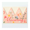 Blossoming Party Hat Card