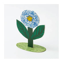  Blue Flower Stand-Up Card