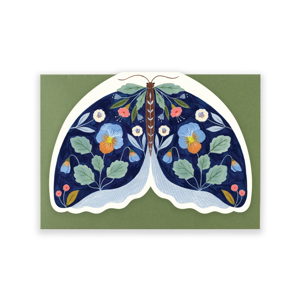 Blue Moth Card