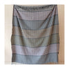 Blush Linear Check Recycled Wool Blanket