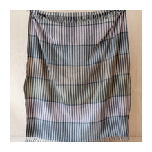  Blush Linear Check Recycled Wool Blanket