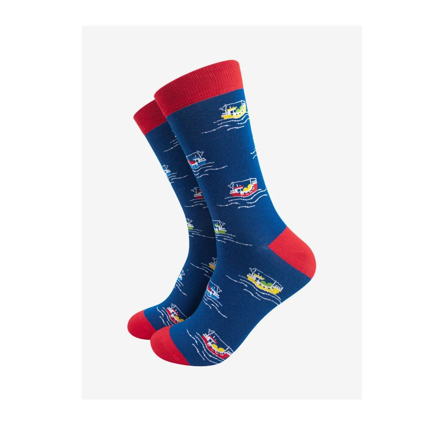 Fishing Boats Bamboo Socks