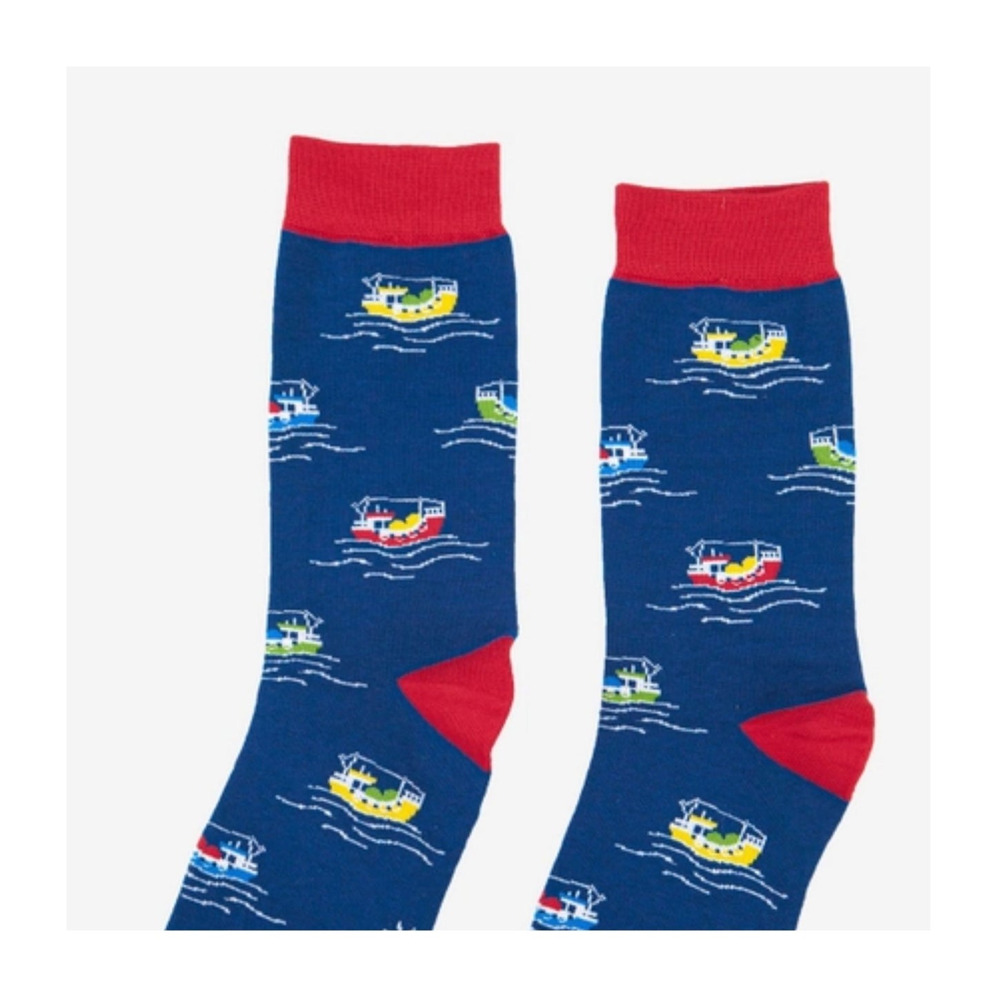 Fishing Boats Bamboo Socks