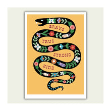  Brave Snake Print