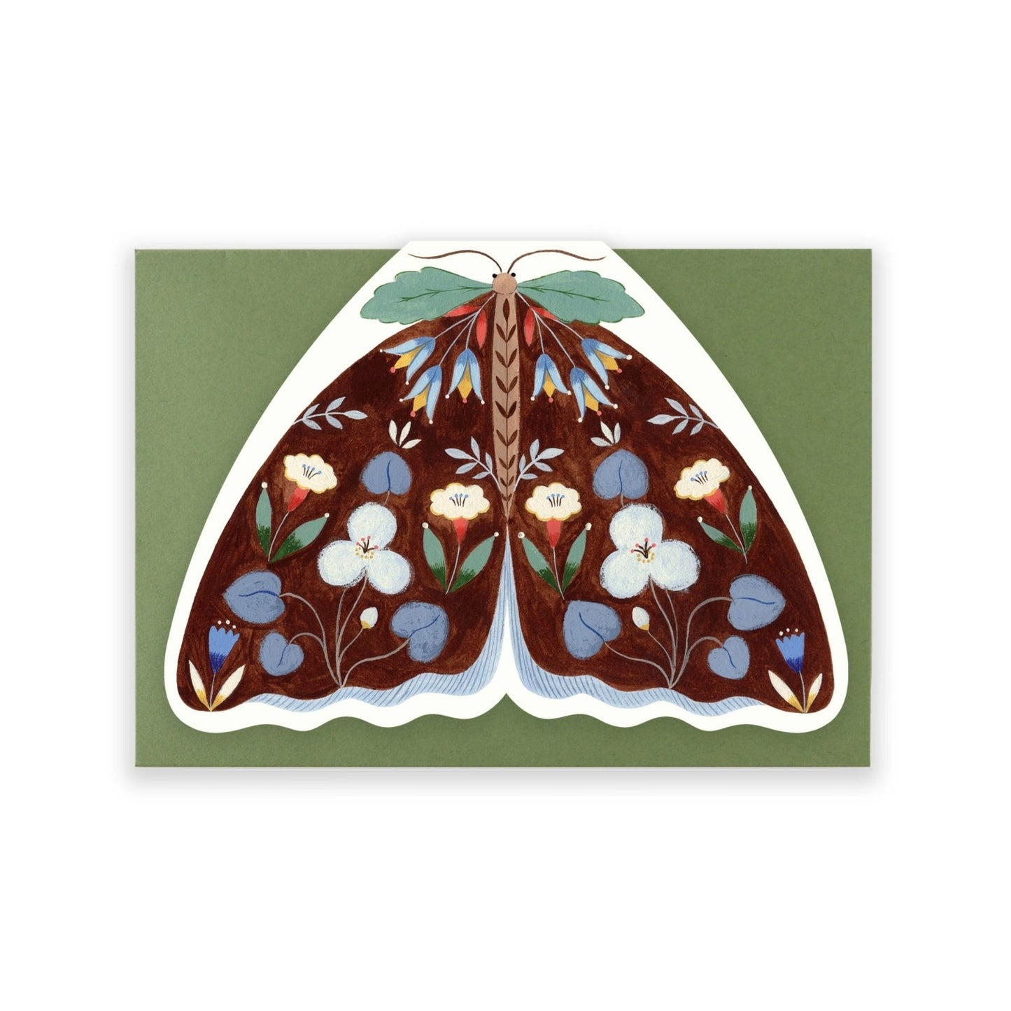 Brown Moth Card