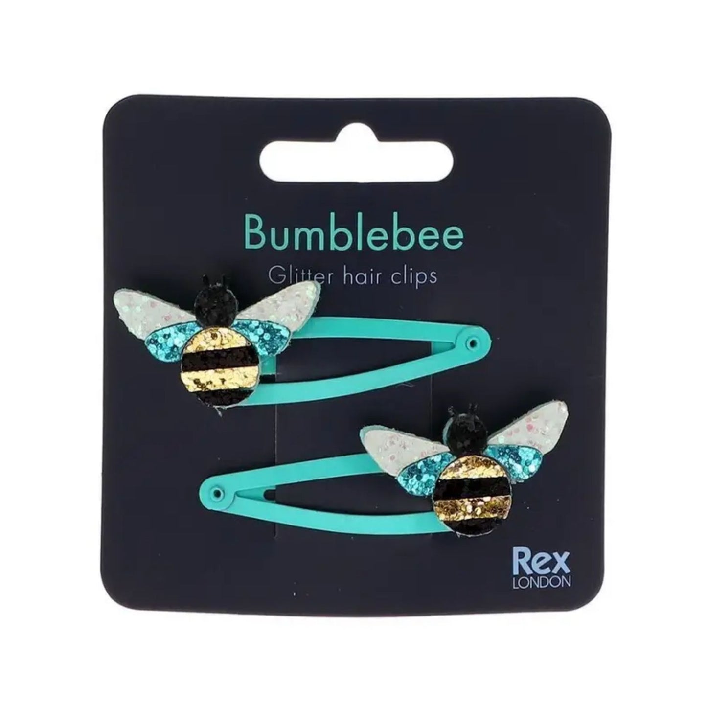 Bumblebee Glitter Hair Clips