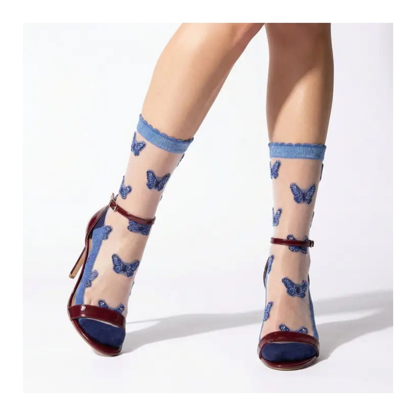 Butterfly Sheer Socks