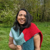 Three Tone Merino Wool Scarf