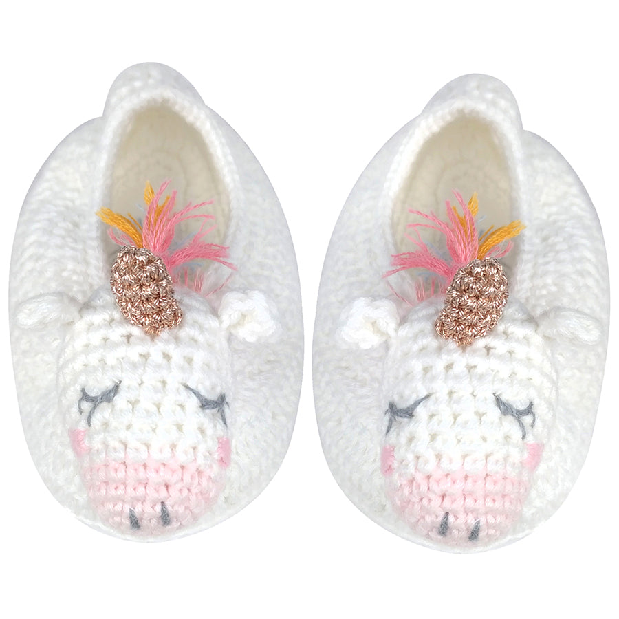 Crochet Unicorn Booties