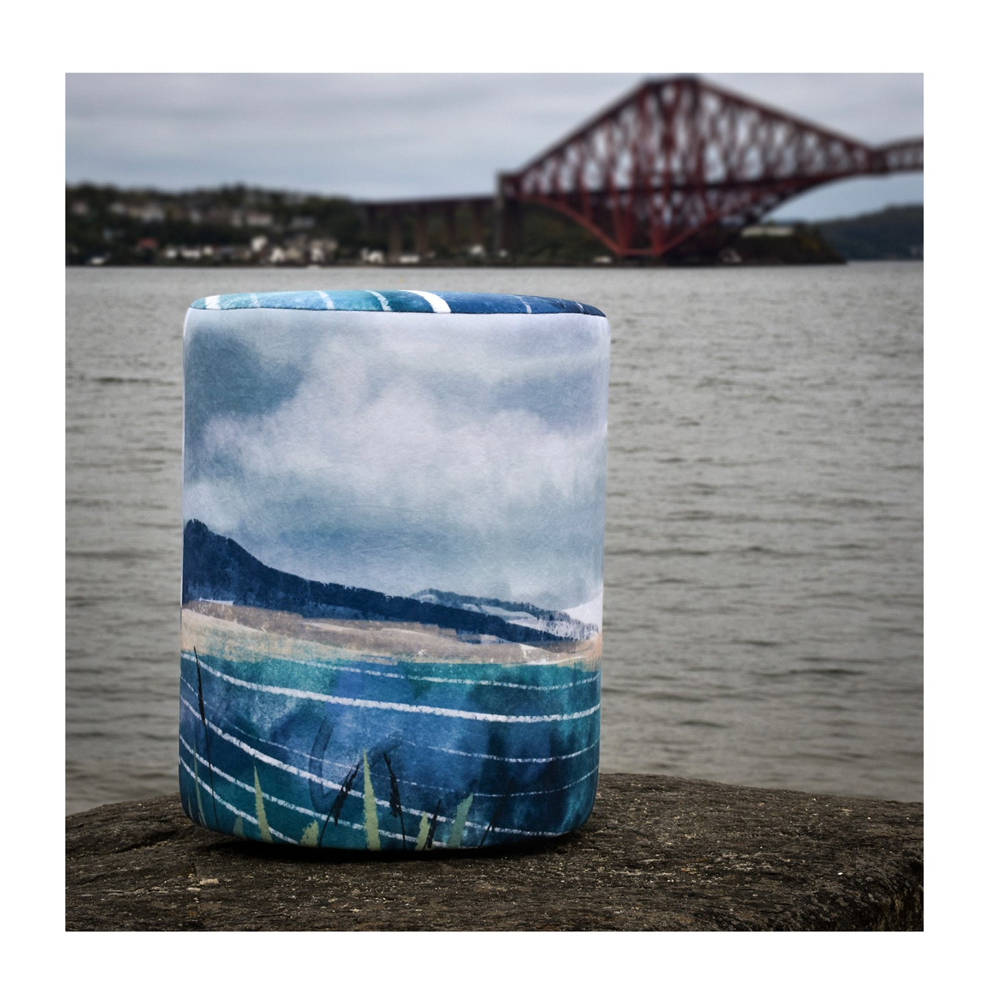 Coastline Footstool