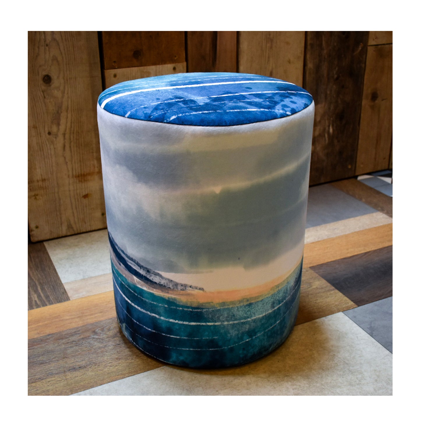 Coastline Footstool