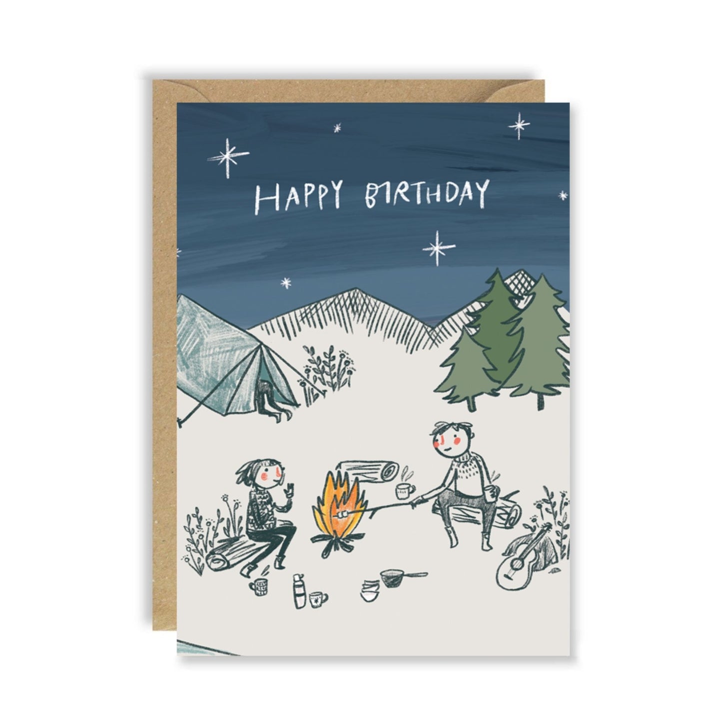 Camping Birthday Card